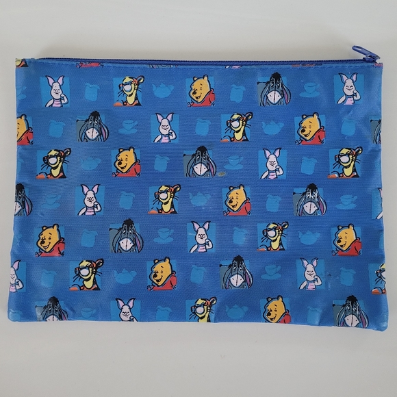 🍁WINNIE THE POOH & FRIENDS Case with zipper closure DISNEY - Picture 8 of 8